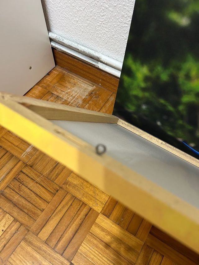 Cuadro paisaje montañas y lago