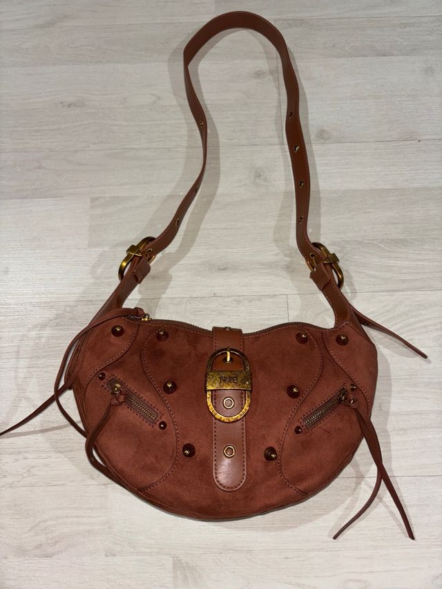 Borsa a tracolla in camoscio Tessa - JW PEI