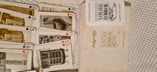 Carte da gioco Monumenti d'Italia datate 1962