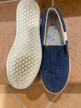 Mocassini Prada Blu Denim