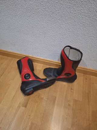 Botas Moto Dainese Ducati Negras Rojas