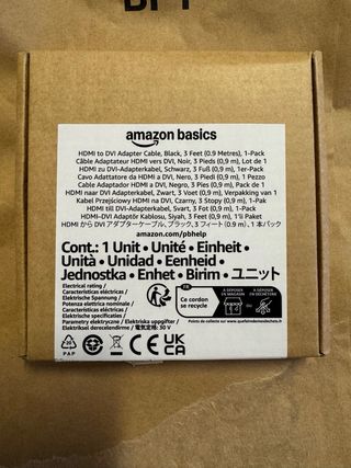 Adaptador DVI a HDMI - Amazon Basics