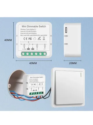 Interruptor Regulador Led Zigbee 3.0