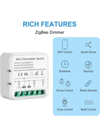 Interruptor Regulador Led Zigbee 3.0