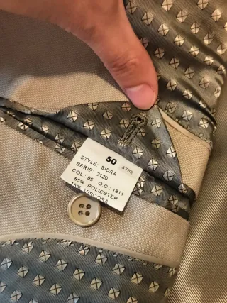 Traje de chaqueta de hombre para primavera/ verano