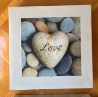 Marcos Lienzo Corazón Piedras