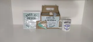 Caja Regalo Hermano: taza, tarjeta, llavero y caja