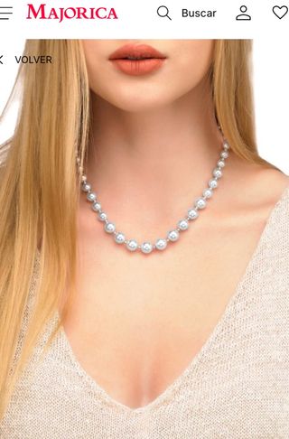 Collar Majorica Perlas 6 y 10mm Lyra