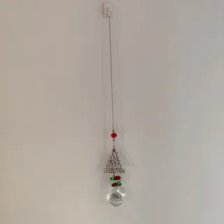 Colgante árbol Navidad cristal