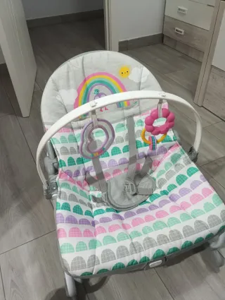 Hamaca bebé vibración hasta 18 kg