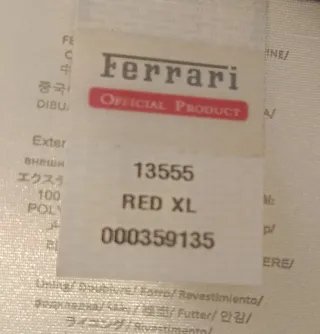 Giacca Ferrari Racing Team Uomo