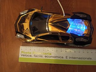 Macchina radiocomandata oro giocattolo bambino