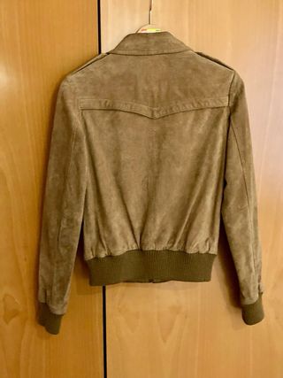 Chaqueta ante marrón X-Dye Talla M