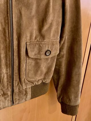 Chaqueta ante marrón X-Dye Talla M