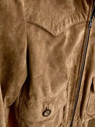 Chaqueta ante marrón X-Dye Talla M