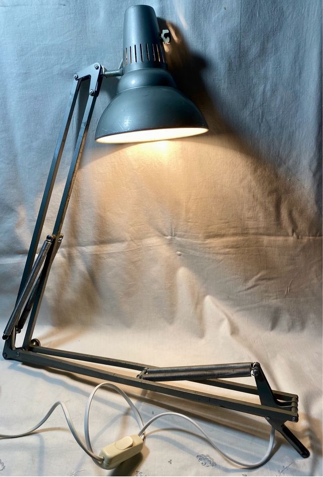 Flexo Luxo Vintage Metal Gris