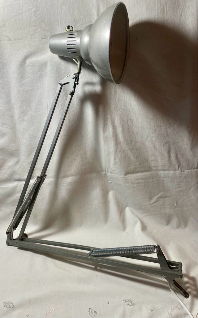 Flexo Luxo Vintage Metal Gris