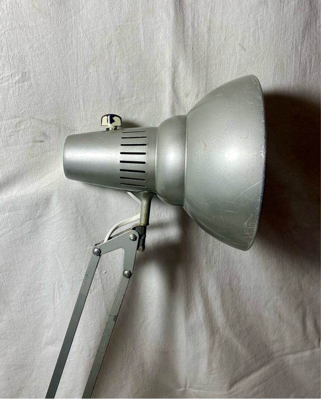 Flexo Luxo Vintage Metal Gris