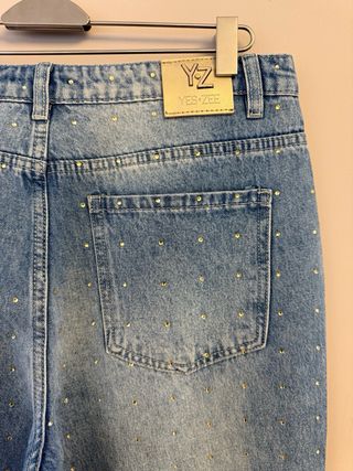 Vaqueros Yes Zee mujer con brillantes