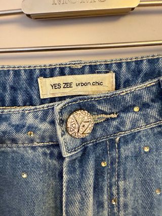 Vaqueros Yes Zee mujer con brillantes