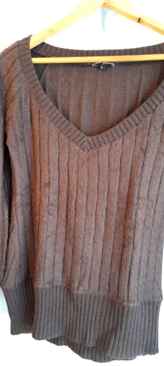 Jersey vintage marrón