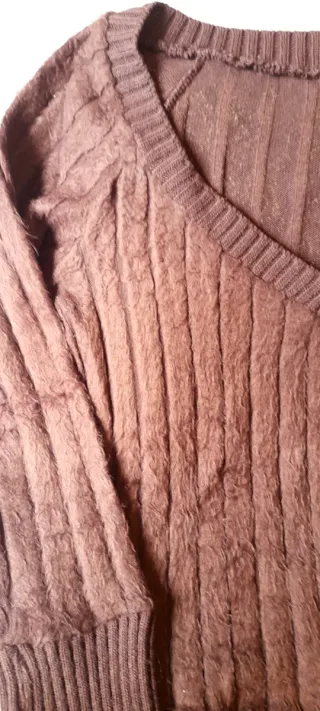 Jersey vintage marrón