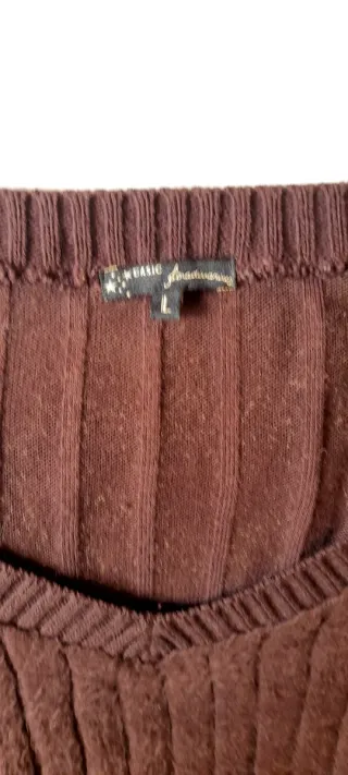 Jersey vintage marrón