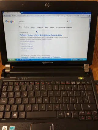 Packard Bell Portátil Negro + Cargador