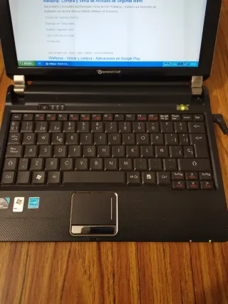Packard Bell Portátil Negro + Cargador