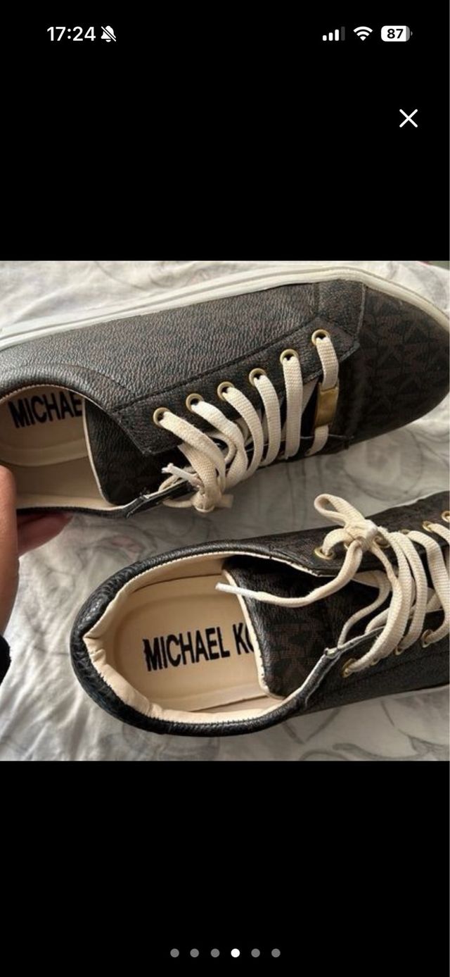 Zapatillas Michael Kors Marrones Beige