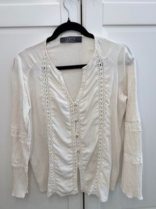 Camisa Primark blanca talla S