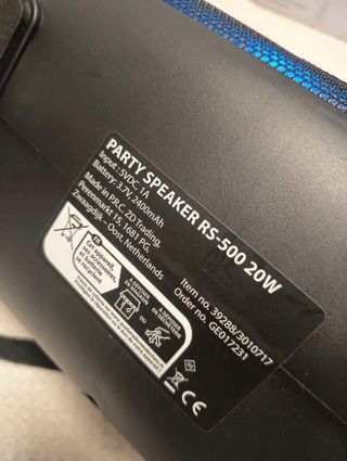 Altavoz Bluetooth ROSELAND Negro/Naranja