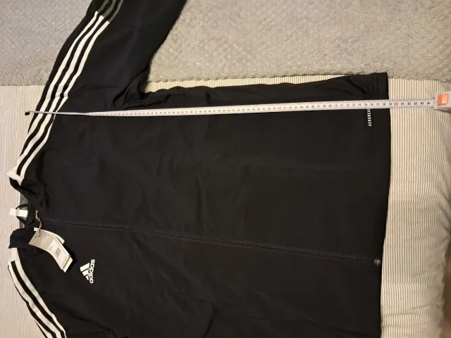 Cortavientos Adidas Negra con Capucha