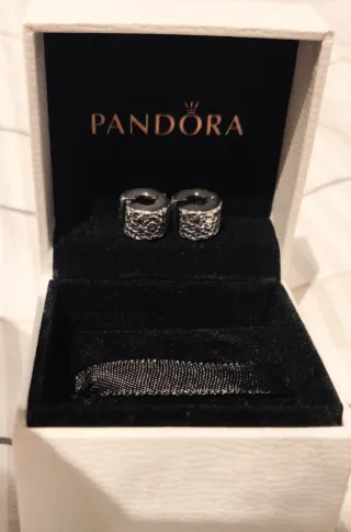 2 Clips Pandora Plata