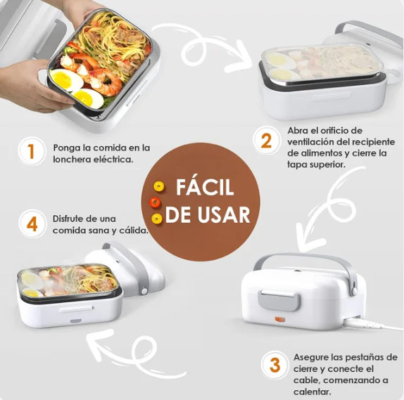 Fiambrera Eléctrica Portátil