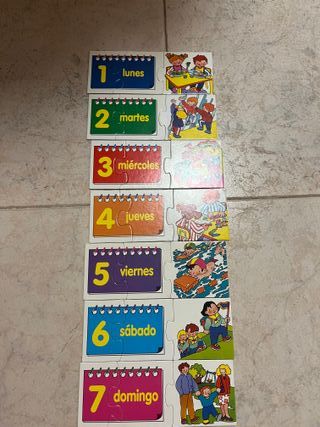 Puzzle La Semana - Aprende los Días