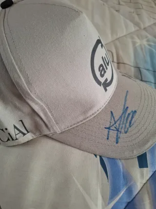 Cappellino ALU autografato Dovizioso e Marquez