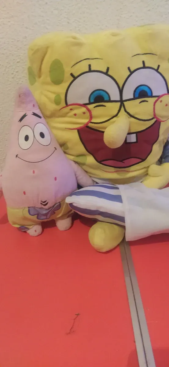 Peluche Bob Esponja y Patricio