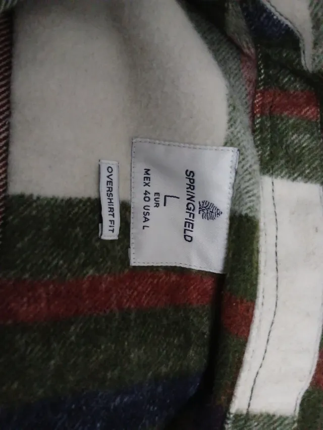 Chaqueta Springfield cuadros verde multicolor
