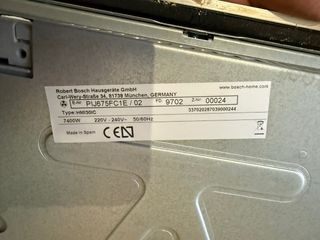 Placa de inducción Bosch