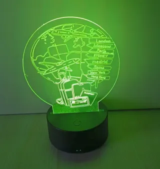 Lampada personalizzata