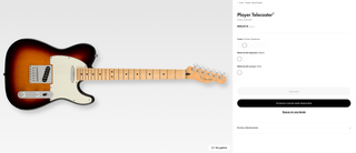 Fender Telecaster 75 Aniversario