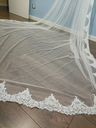 Velo de Novia Pronovias Seda Escucho ofertas