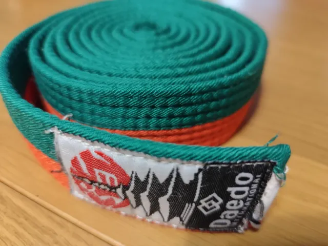 Cinturón de Judo Daedo bicolor