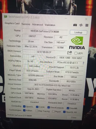 Lote portatil Gaming HP OMEN,1'36 Tb más extras