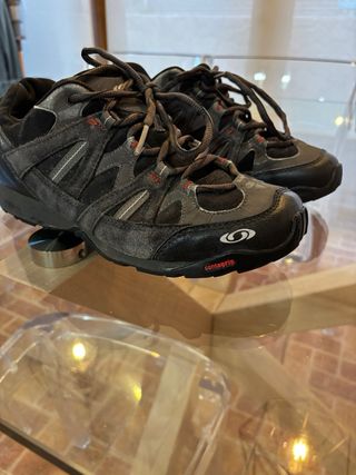 Zapatillas Trekking Hombre Negro/Gris