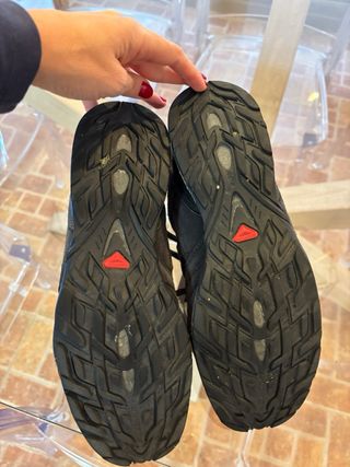 Zapatillas Trekking Hombre Negro/Gris