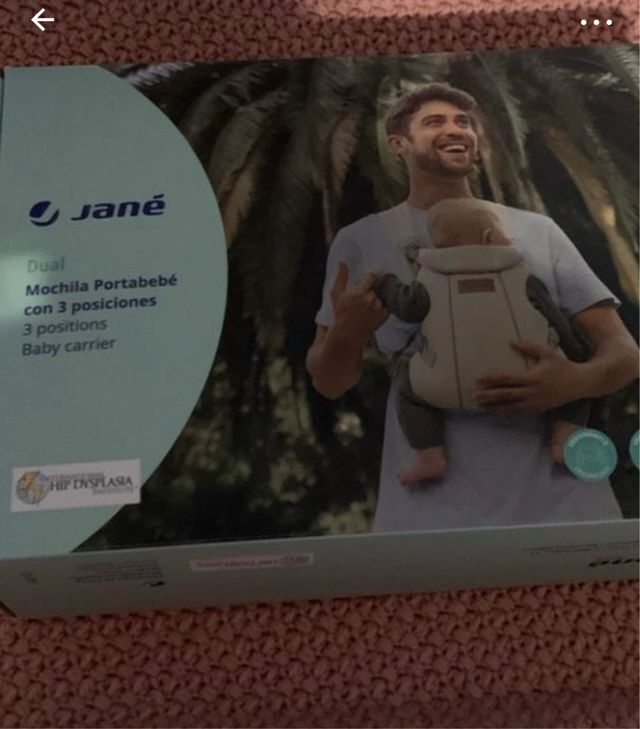 Mochila Portabebé Jane Dual Nueva