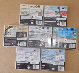 Lote 7 Cajas Juegos Nintendo DS (Cajas + Manuales)