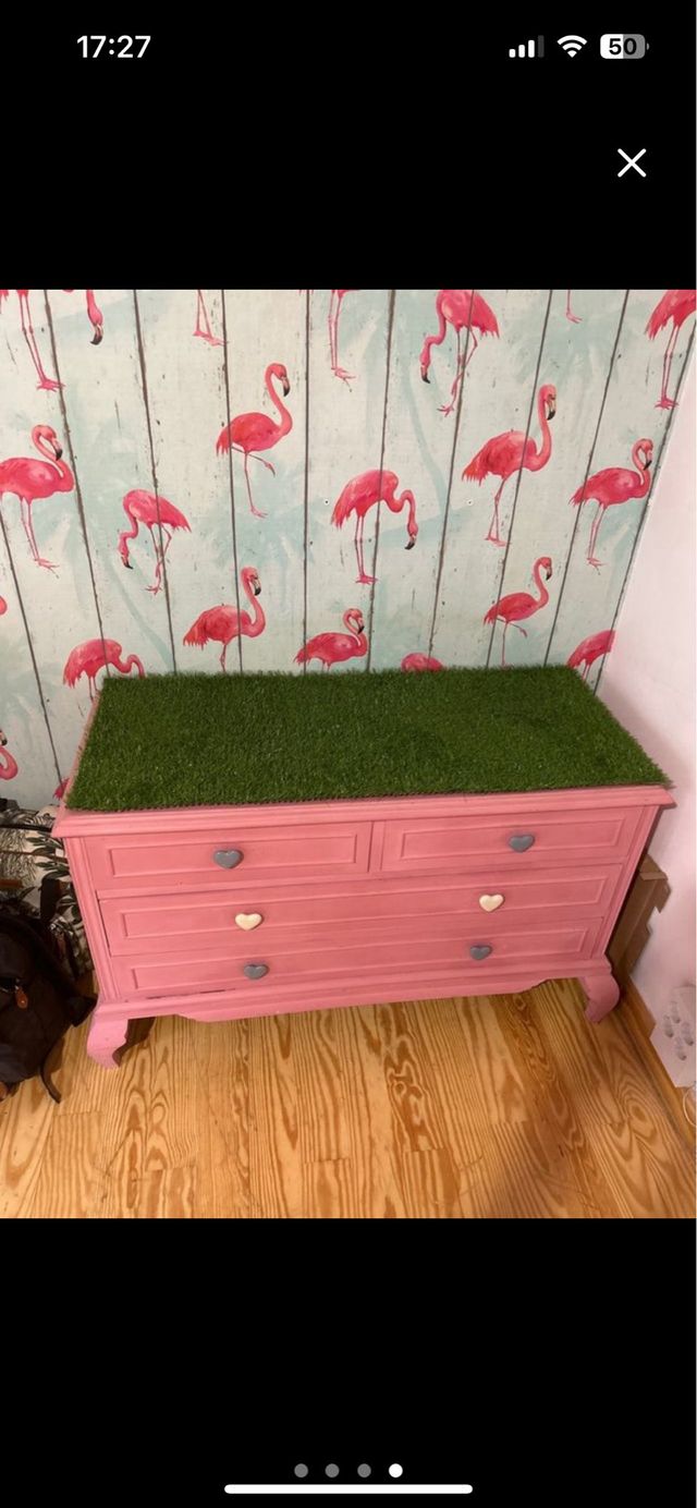 Cómoda restaurada madera